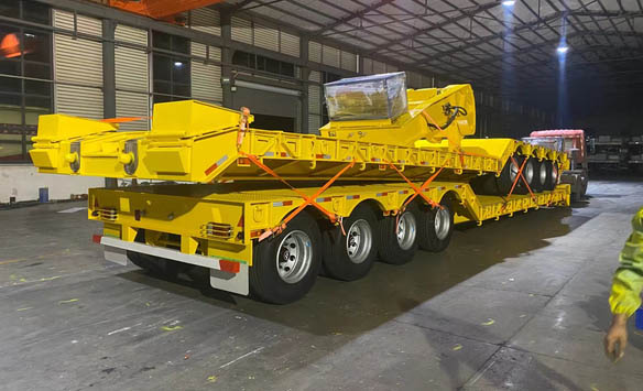 80T Detachable Lowboy Trailer for Shipment 80T Detachable Lowboy Trailer for Shipment