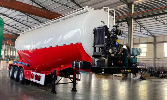 bulk cement trailer for shipment bulk cement trailer for shipment