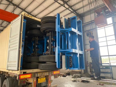 40ft Container Flatbed Trailer With Front Board 40ft Container Flatbed Trailer With Front Board