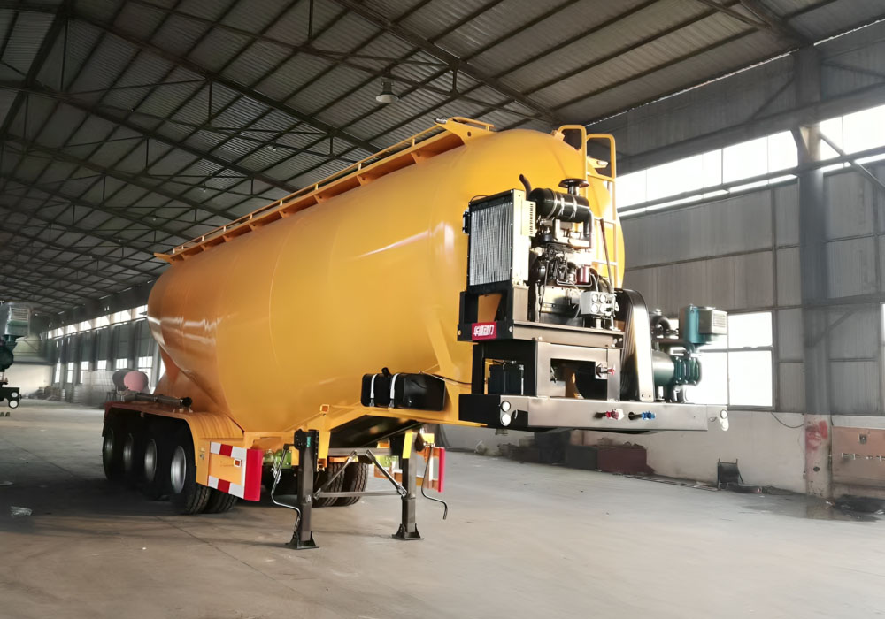 4 Axles 40CBM Cement Tanker Truck Trailer 4 Axles 40CBM Cement Tanker Truck Trailer