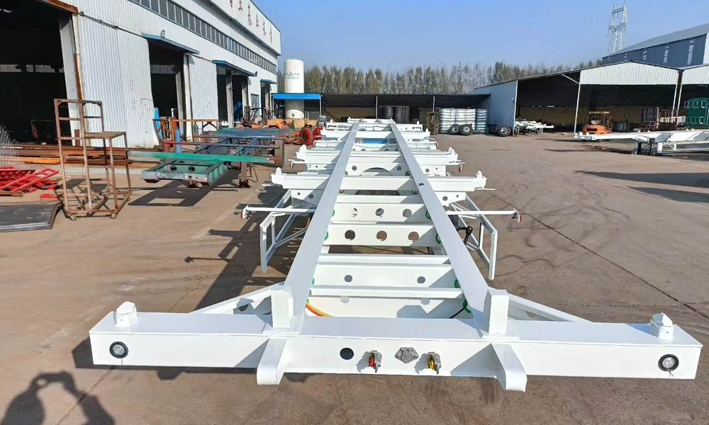 Skeletal Container Trailer مقطورة الحاوية الهيكلية