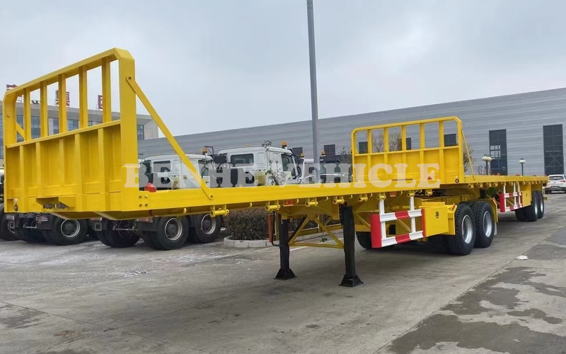 Flat deck superlink trailer Flat deck superlink trailer