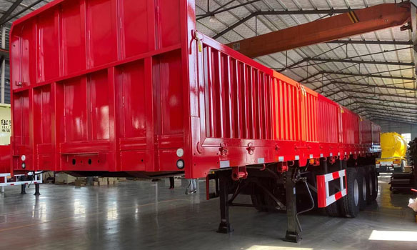 4 axles drop side trailer 4 axles drop side trailer