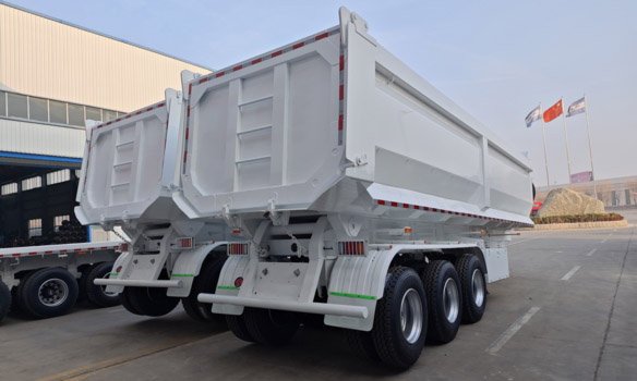 High side end dump trailer High side end dump trailer