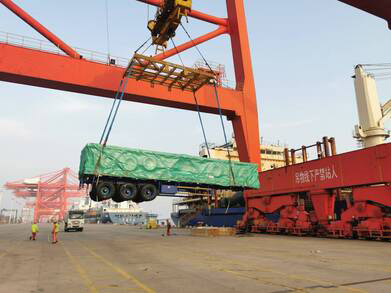 stake trailer for shipment stake trailer for shipment