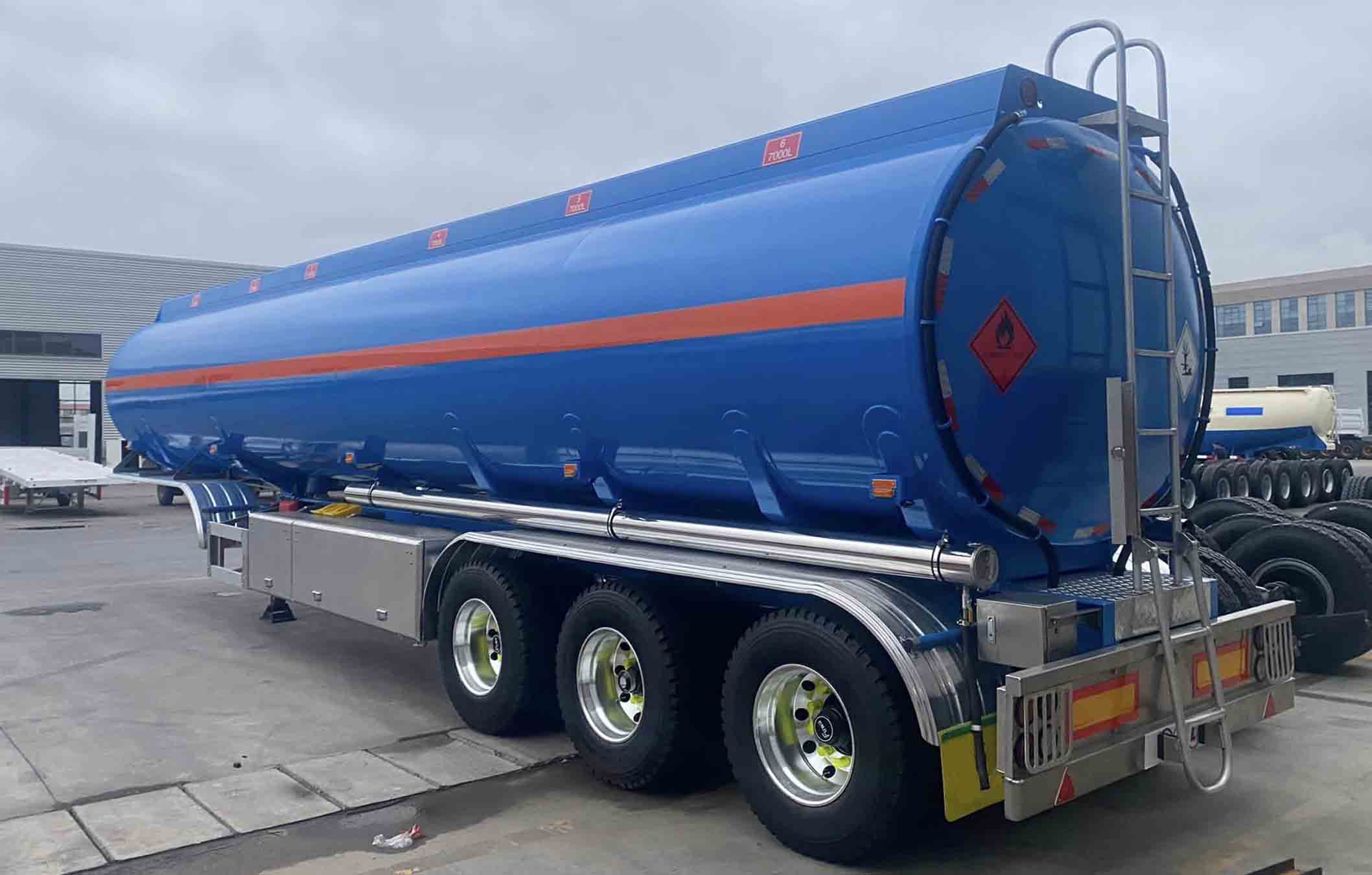 46000 liters aluminium tanker trailer Aluminum tanker trailer