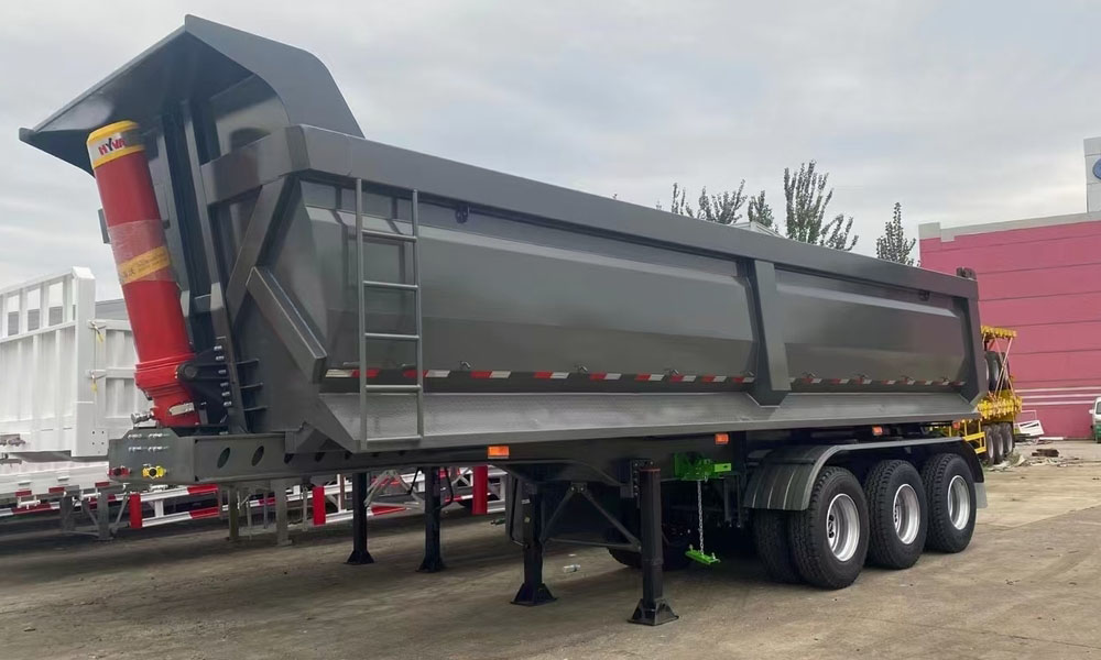 3 axles 30CBM tipping trailer 3 axles 30CBM tipping trailer