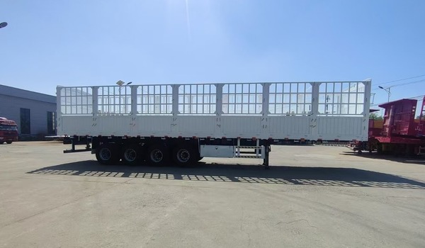 4 axles cargo transport fence trailer 4 axles cargo transport fence trailer