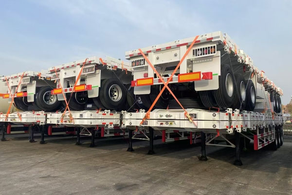 40T flatbed trailer with side board 40T flatbed trailer with side board