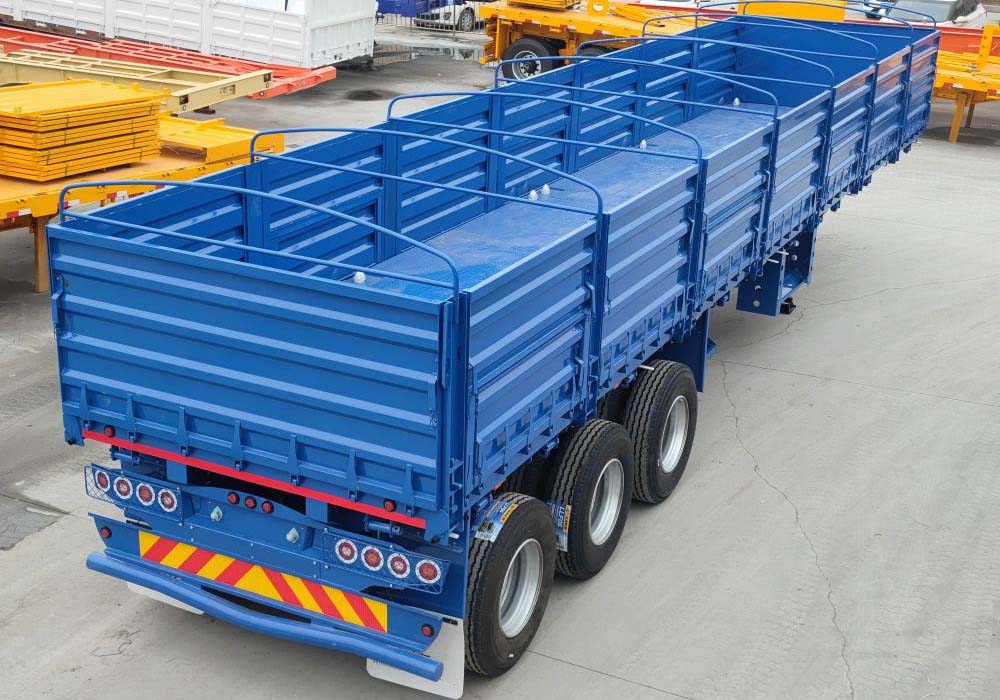 40T flatbed trailer with side board 40T flatbed trailer with side board