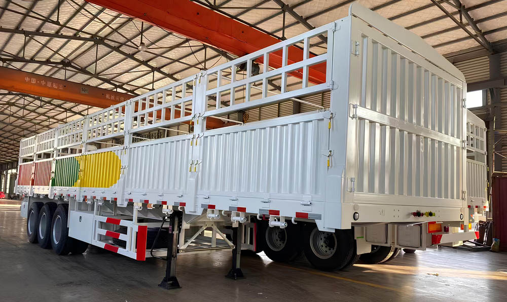 3 axles 60 tons stake semi trailer 3 axles 60 tons stake semi trailer