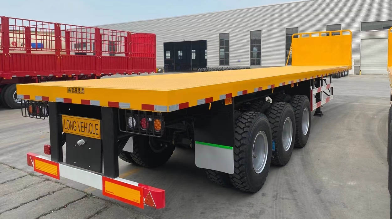 40ft Container Flatbed Trailer With Front Board 40ft Container Flatbed Trailer With Front Board