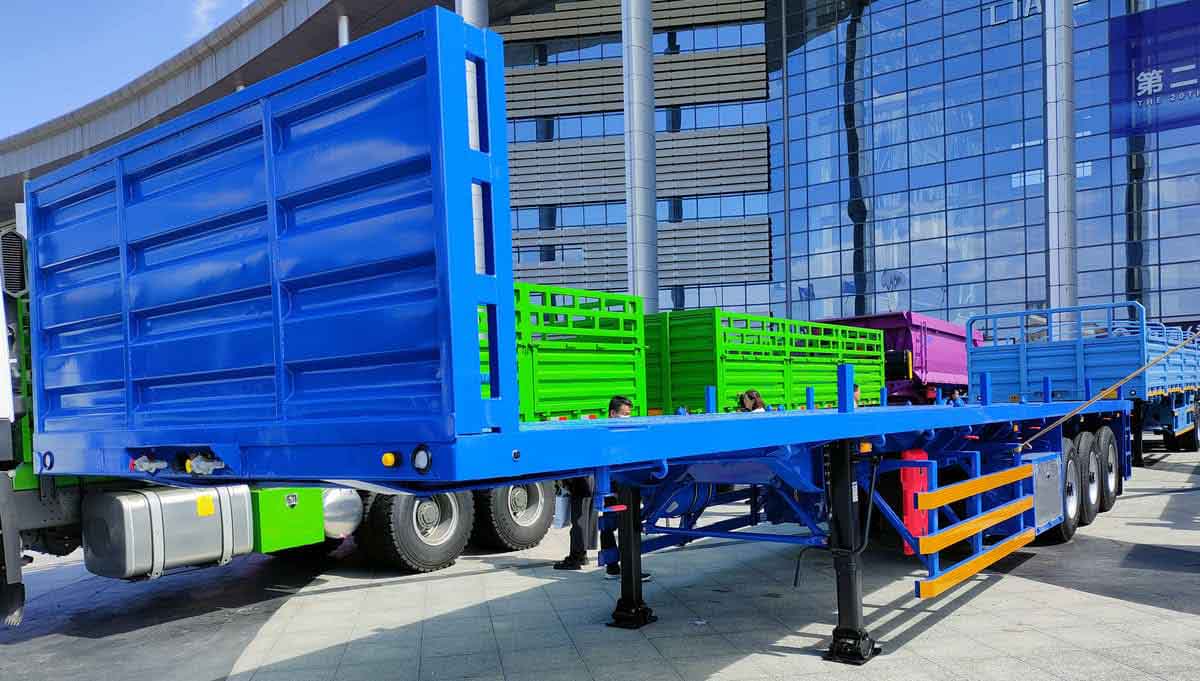 Single tire flatbed trailer Single tire flatbed trailer