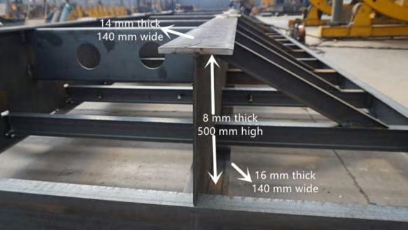 main beam of flatbed trailer main beam of flatbed trailer