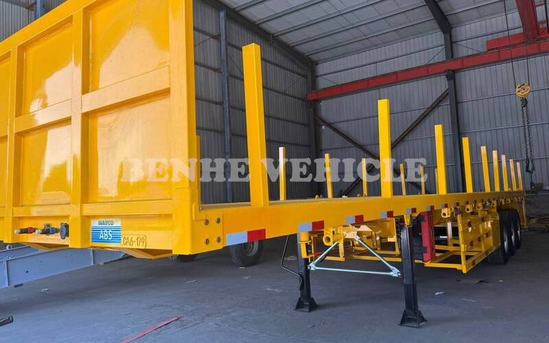 3 axles 13.5m flatbed trailer 3 axles 13.5m flatbed trailer