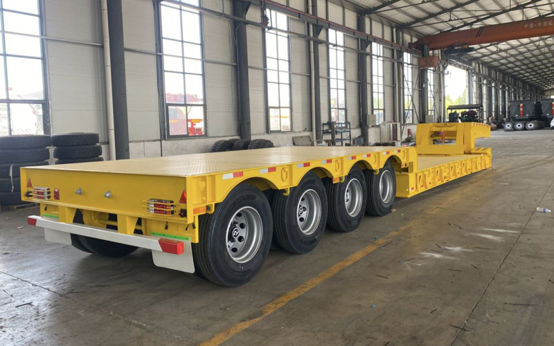 4-axle detachable gooseneck lowboy trailer 4-axle detachable gooseneck lowboy trailer