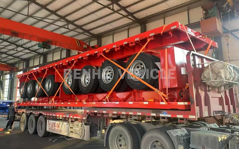 BENHE 4 axles flatbed trailer BENHE 4 axles flatbed trailer