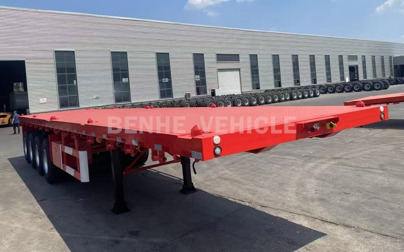 BENHE 4 axles flatbed trailer BENHE 4 axles flatbed trailer