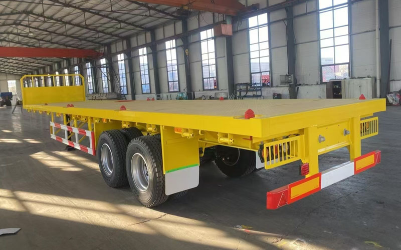 2-axle Flat Deck Trailer Will Be Sent To Cameroon