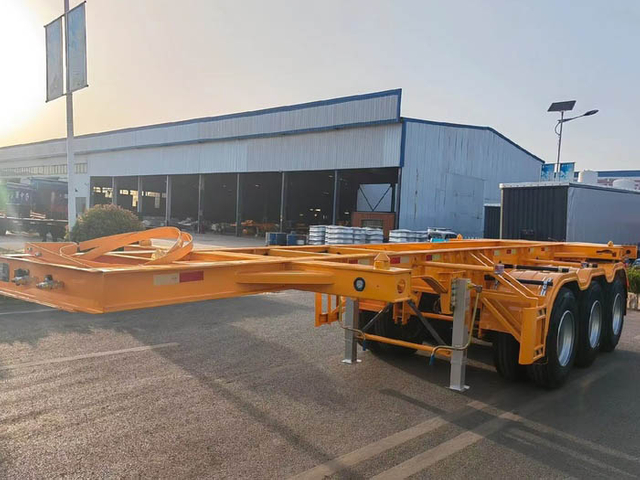 3 Axle Container Chassis Trailer