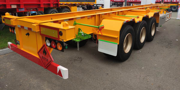 Tri Axles 40ft Skeletal Trailer