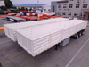 40T Flatbed Trailer with Side Board 