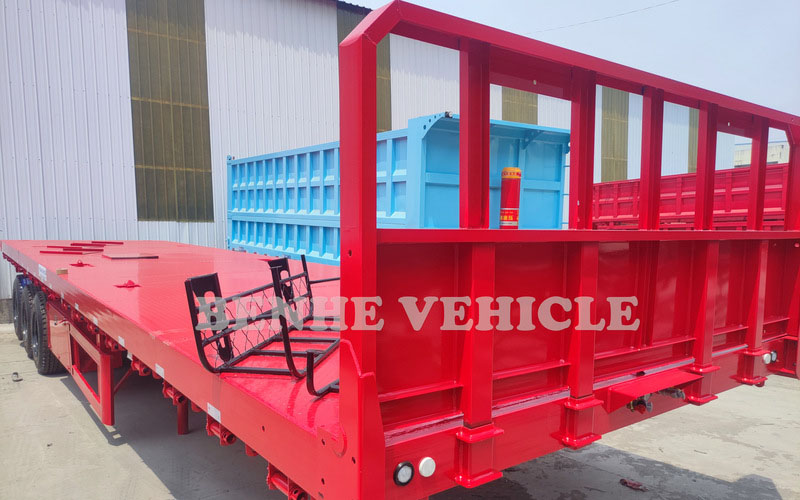 Tri Axle Flat Bed Trailer Will Be Sent To Tanzania