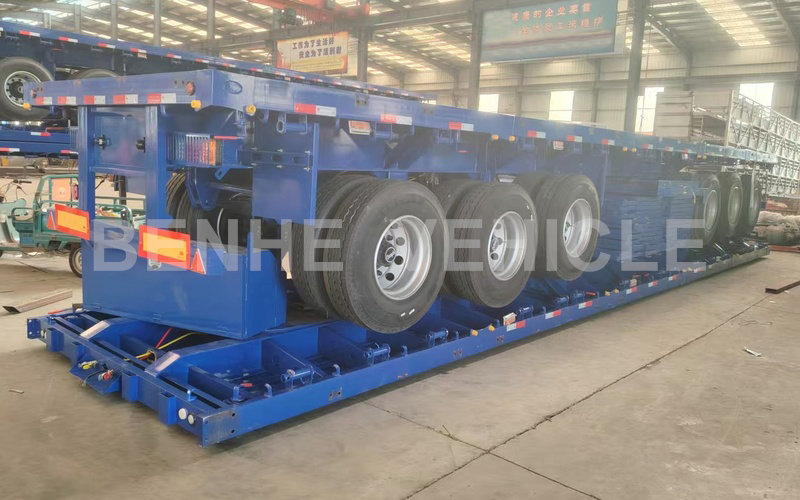 Three Axle Flat Deck Trailer Will Be Shipped To Rwanda