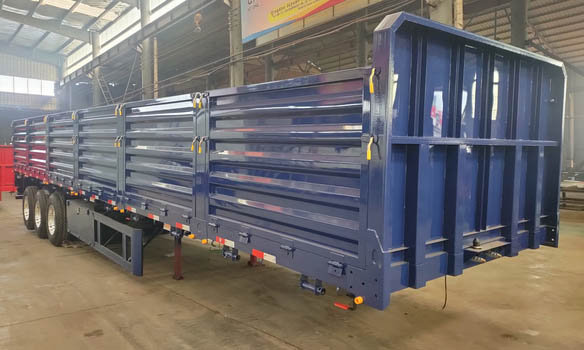 Side wall truck trailer