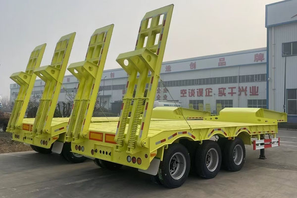 50 Tons 40ft Low Bed Truck Trailer