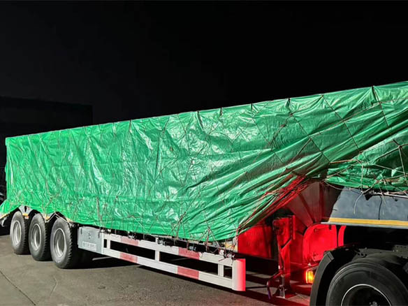 Lowbed trailer for shipment