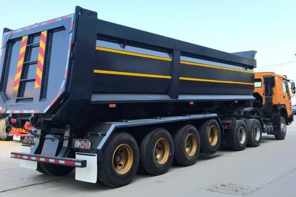 Tractor Tipper Trailer for Shipment