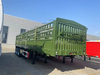 Tri Axles Fence Cargo Truck Trailer 