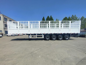 4 Axles Cargo Transport Fence Trailer
