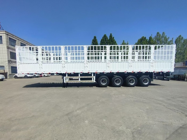 4 Axles Cargo Transport Fence Trailer
