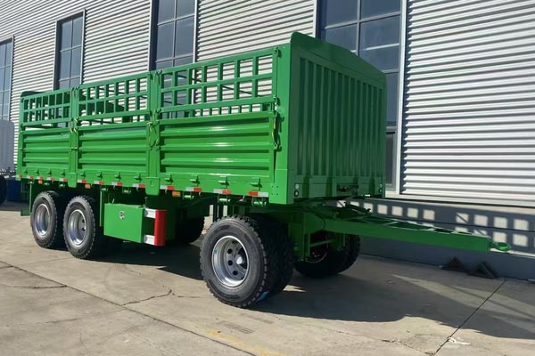 Drawbar fence cargo trailer