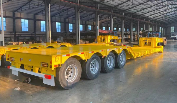 Removable Gooseneck Lowboy Trailer