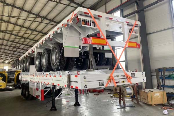 Bulk Cargo Fence Trailer Shipment