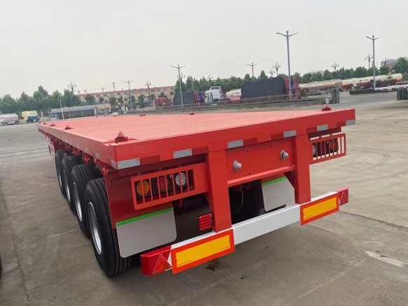 4 Axles Flatbed Trailer