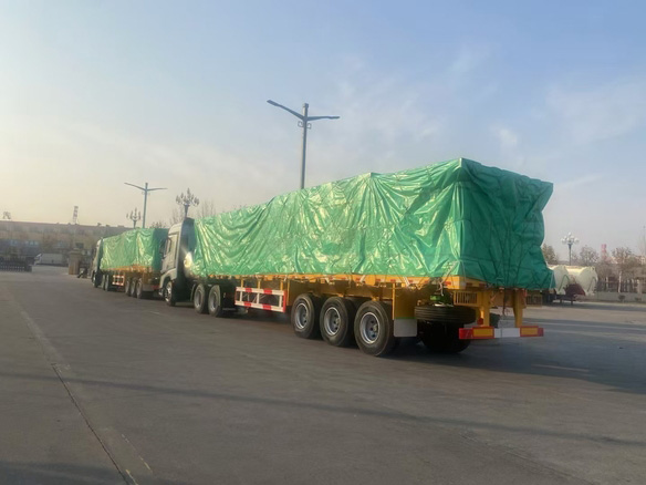 Side Tipper trailer for Shipment