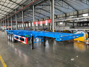 3 Axles Container Skeleton Trailer