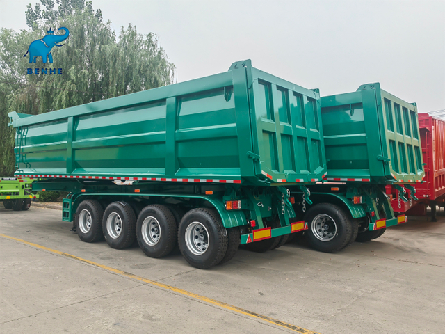 4 Axles 100 Tons End Dump Semi Trailer