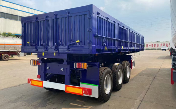 Tri axle Side Dump Trailer