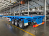 3 axles flatbed tractor trailer 