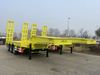 50 Tons 40ft Low Bed Truck Trailer