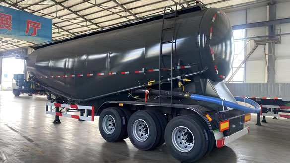 3 axles cement tanker trailer