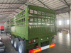 Tri Axles Fence Cargo Truck Trailer 
