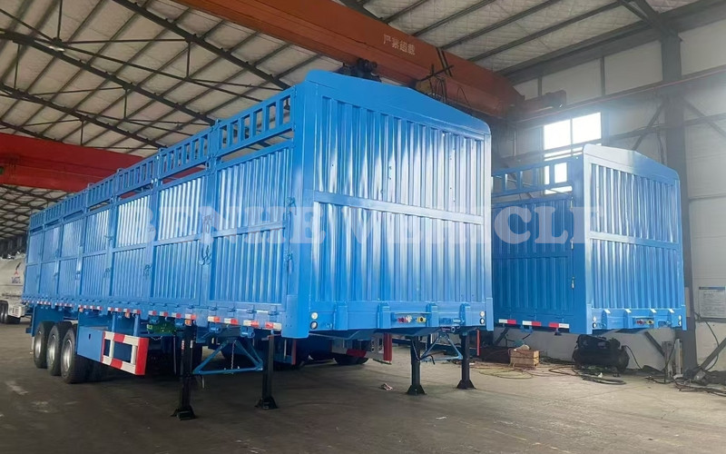 3 Axles Fence Cargo Trailer Will Be Shipped To Burundi