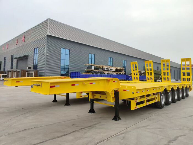 6 Axles Lowbed Trailer