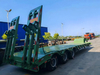 Lowbed Truck Trailer with Side Extensions